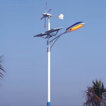 Wind and Solar Hybrid Street Light
